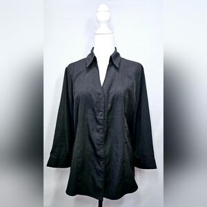 Large Cato Women's Button-Up Blouse